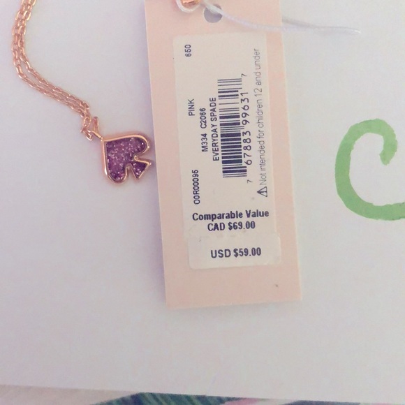 ⬇️🏷$64| Kate Spade glitter enamel mini pendant - Picture 8 of 8